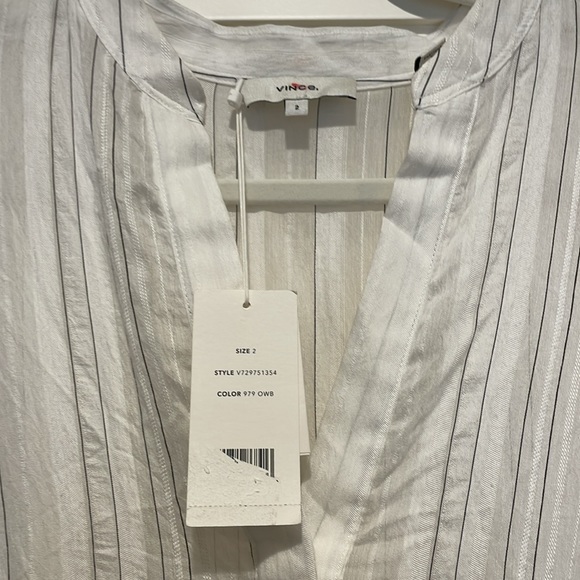 Vince striped maxi dress with pockets size 2 - Picture 2 of 7